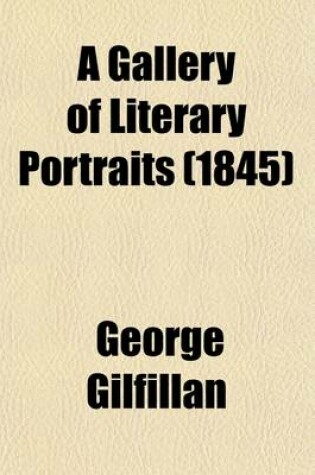 Cover of A Gallery of Literary Portraits
