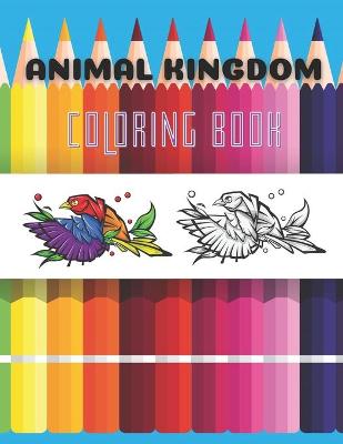 Book cover for Animal Kingdom - Coloring Book