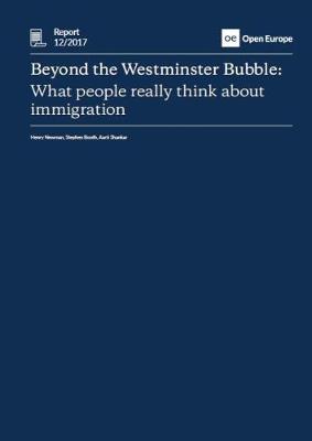 Book cover for Beyond the Westminster Bubble: What people really think about immigration
