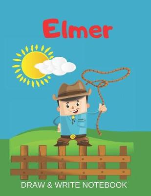 Book cover for Elmer Draw & Write Notebook