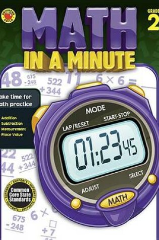 Cover of Math in a Minute, Grade 2