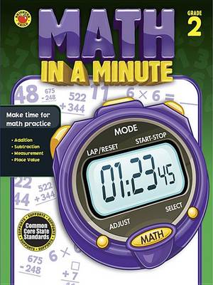 Book cover for Math in a Minute, Grade 2