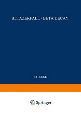 Book cover for Beta Decay / Betazerfall