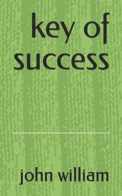 Book cover for key of success