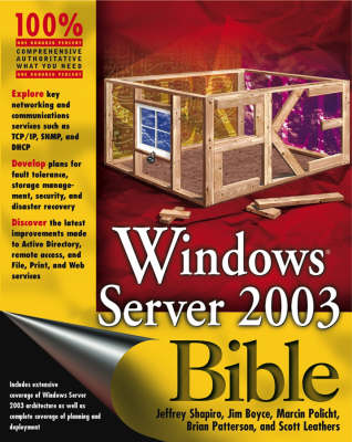 Book cover for Windows.NET Server Bible