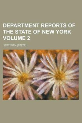 Cover of Department Reports of the State of New York Volume 2