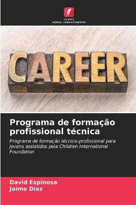 Book cover for Programa de formação profissional técnica