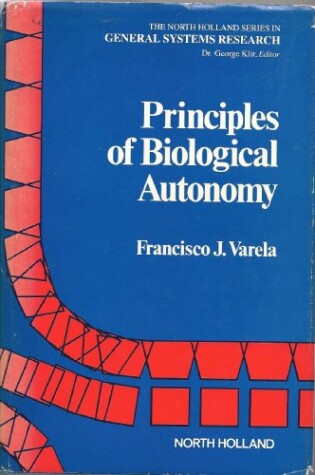 Cover of Principles of Biological Autonomy