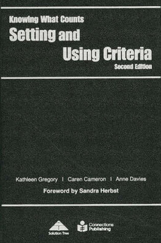 Cover of Setting and Using Criteria