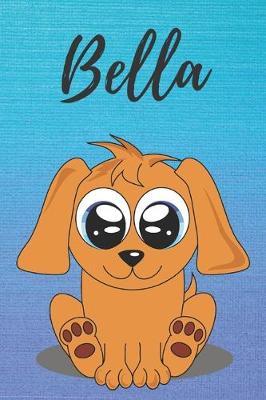 Book cover for Bella dog coloring book / notebook / journal / diary