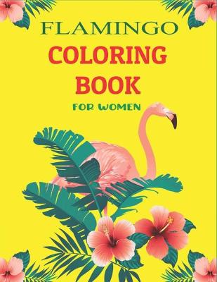 Book cover for Flamingo Coloring Book for Women
