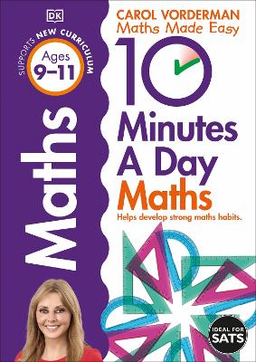 Book cover for 10 Minutes A Day Maths, Ages 9-11 (Key Stage 2)