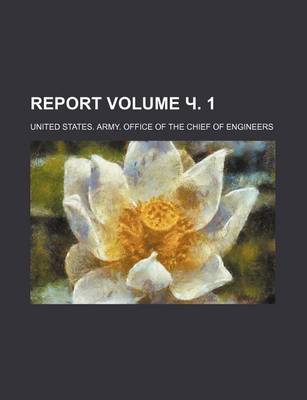 Book cover for Report Volume . 1