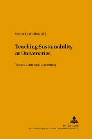 Cover of Teaching Sustainability at Universities