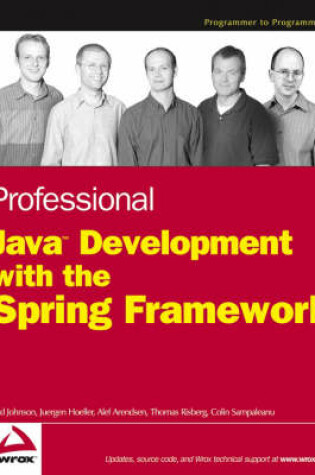 Cover of Professional Java Development with the Spring Framework