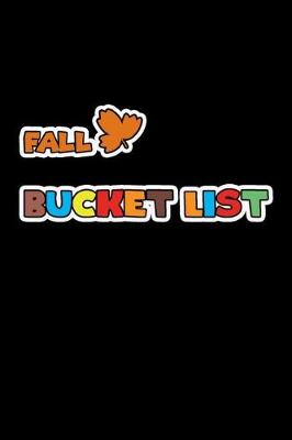 Book cover for Fall Bucket List