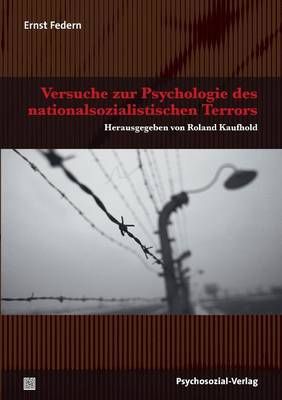 Book cover for Versuche zur Psychologie des nationalsozialistischen Terrors