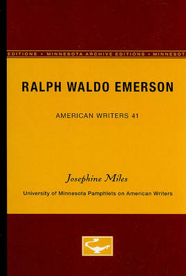 Book cover for Ralph Waldo Emerson - American Writers 41