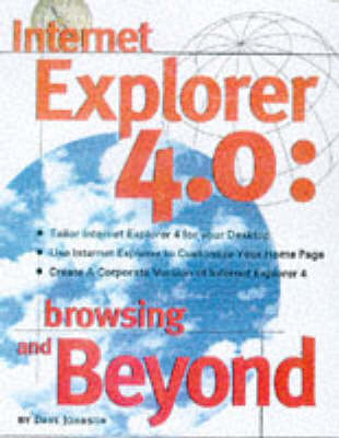 Book cover for Internet Explorer 4: Browsing and Beyond