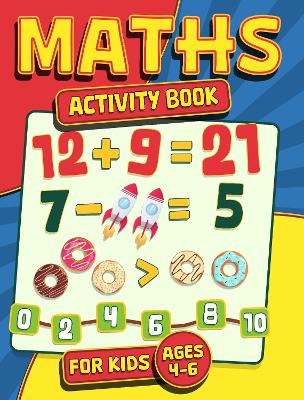 Book cover for Maths Activity Book for Kids Ages 4-6