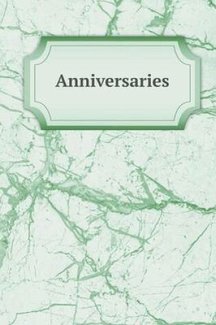 Cover of Anniversaries