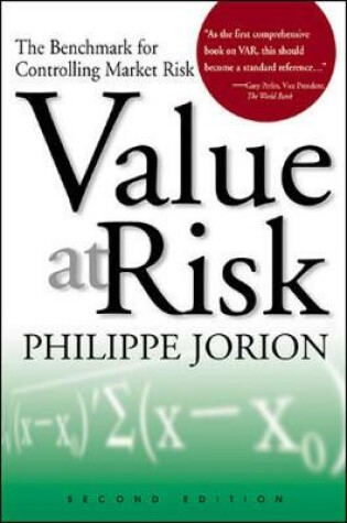 Cover of Value at Risk: The New Benchmark for Managing Financial  Risk