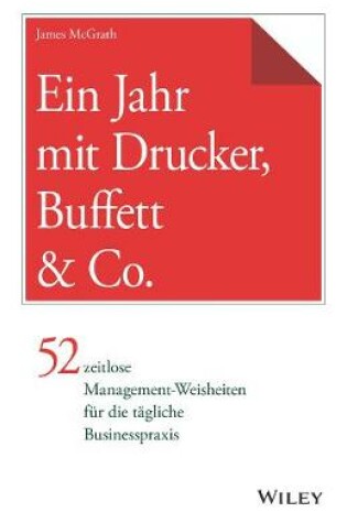 Cover of Ein Jahr mit Drucker, Buffett & Co.