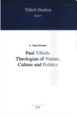 Cover of Paul Tillich