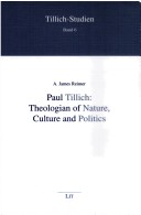 Book cover for Paul Tillich