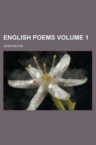 Cover of English Poems Volume 1