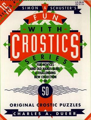 Book cover for Fun with Crostics # 15