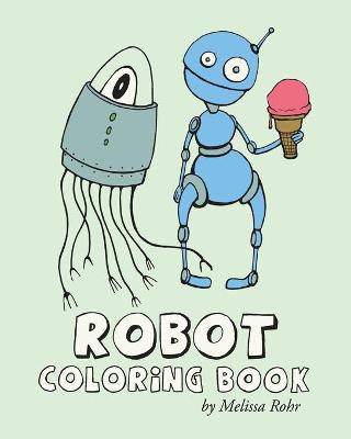 Book cover for Robot Coloring Book