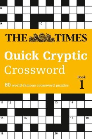 Cover of The Times Quick Cryptic Crossword Book 1