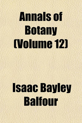 Book cover for Annals of Botany (Volume 12)