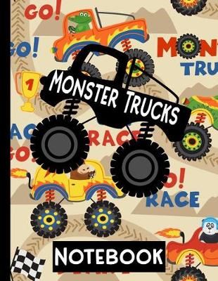 Book cover for Monster Trucks Notebook