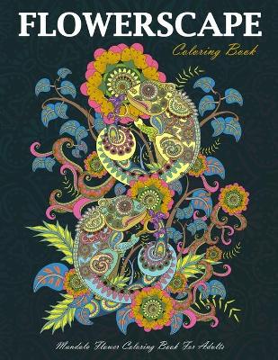 Book cover for Flowerscape Coloring Book