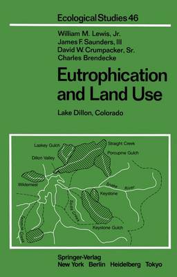 Book cover for Eutrophication and Land Use, Lake Dillon, Colorado