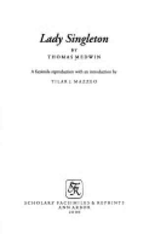 Cover of Lady Singleton