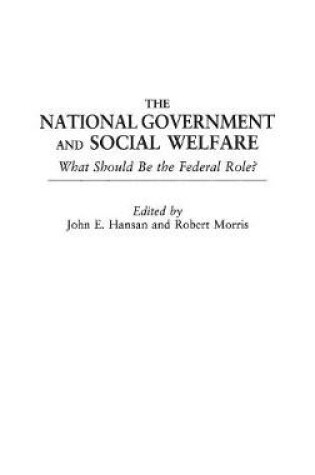 Cover of The National Government and Social Welfare