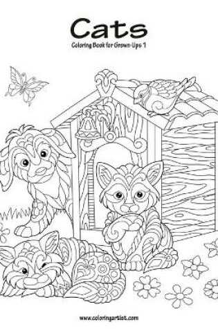 Cover of Cats Coloring Book for Grown-Ups 1