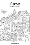 Book cover for Cats Coloring Book for Grown-Ups 1