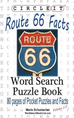 Book cover for Circle It, U.S. Route 66 Facts, Word Search, Puzzle Book