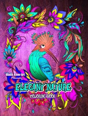 Book cover for Elegant Nature Coloring Book