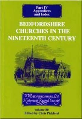 Book cover for Bedfordshire Churches in the Nineteenth Century