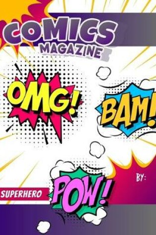 Cover of Blank Comic Book For Teens And Adults