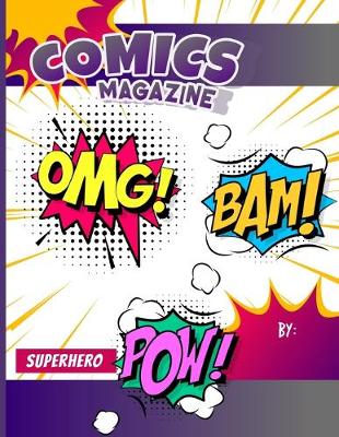 Book cover for Blank Comic Book For Teens And Adults