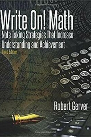 Cover of Write On! Math