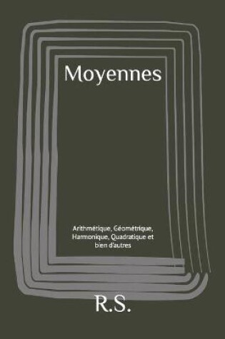 Cover of Moyennes