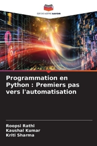 Cover of Programmation en Python