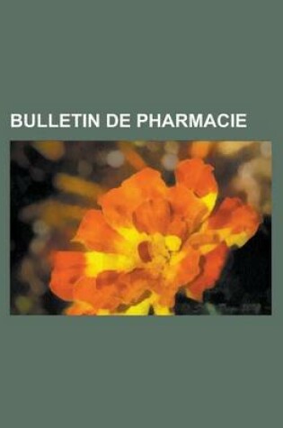 Cover of Bulletin de Pharmacie